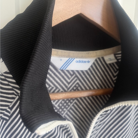 Rare Adidas size M 60th Anniversary 2009 Black & White Track Jacket. So cool. - Picture 3 of 10